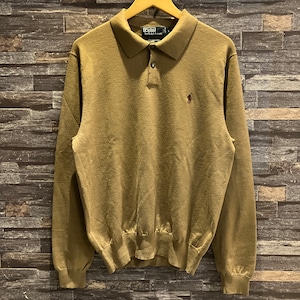 RALPH LAUREN WOOL KNIT POLO