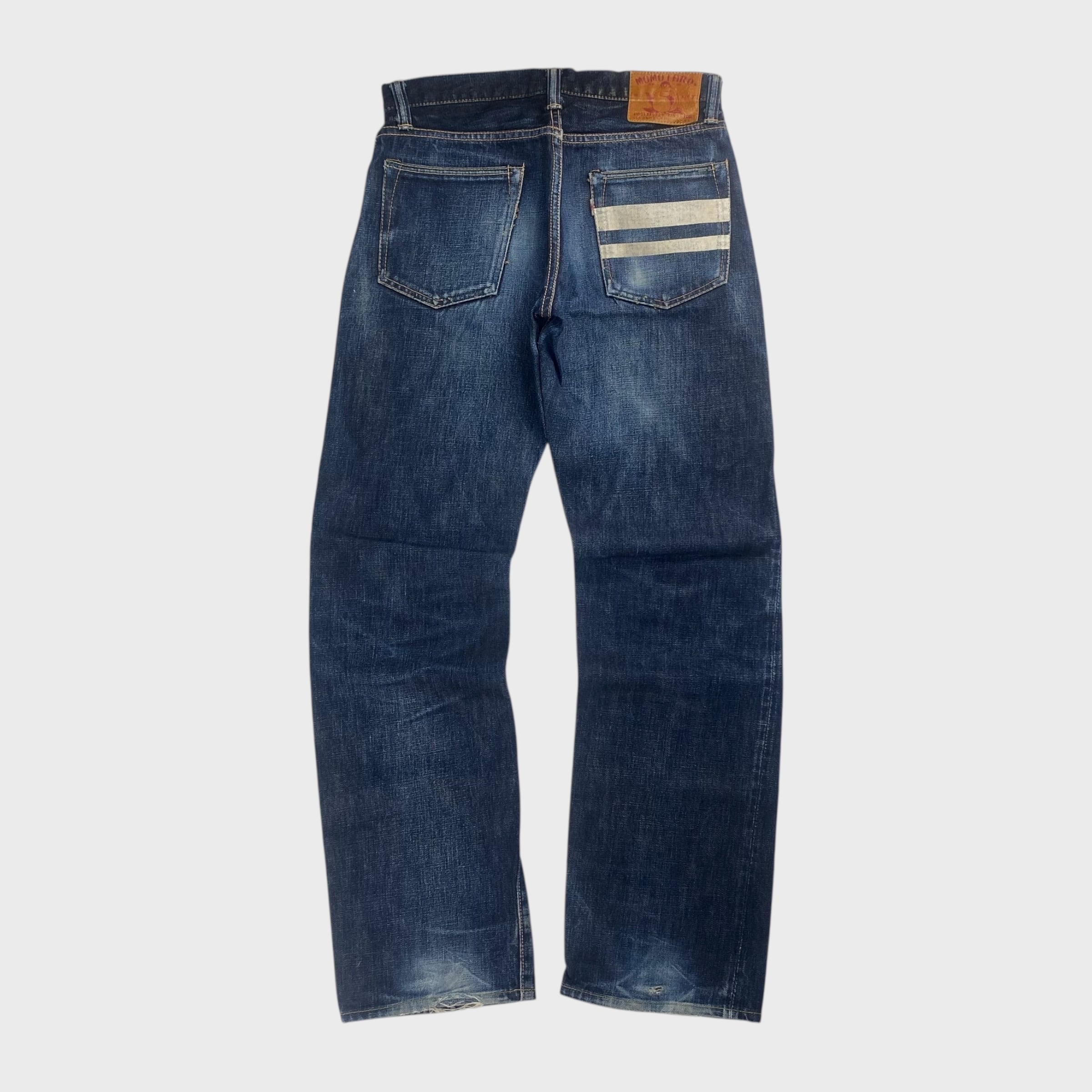 桃太郎ジーンズ デニムパンツ セルビッジ ボタンフライ W30 dp6453