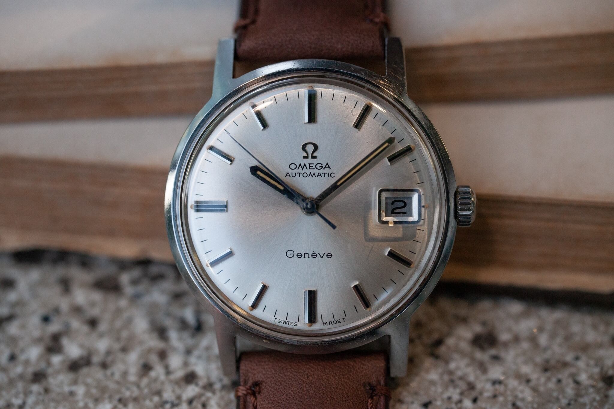 【OMEGA】 1960’s オメガ ジュネーブ デイト ラウンドケース ドレスウォッチ 自動巻き OH / Vintagewatch /  Seamaster / Cal.565 | アンティーク・ビンテージ時計修理・販売 WhiteKings(ホワイトキングス) powered by  BASE