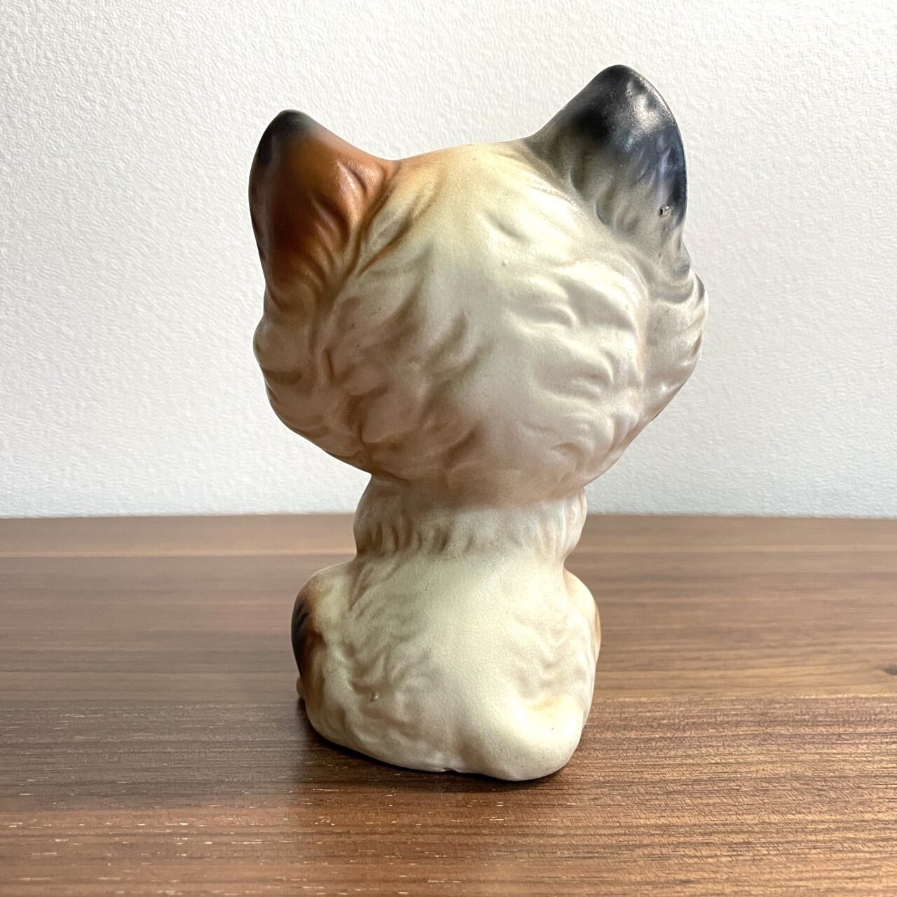 Big Vintage Cat 陶器 eye ビンテージ シャム猫 Eye ねこ Figurine