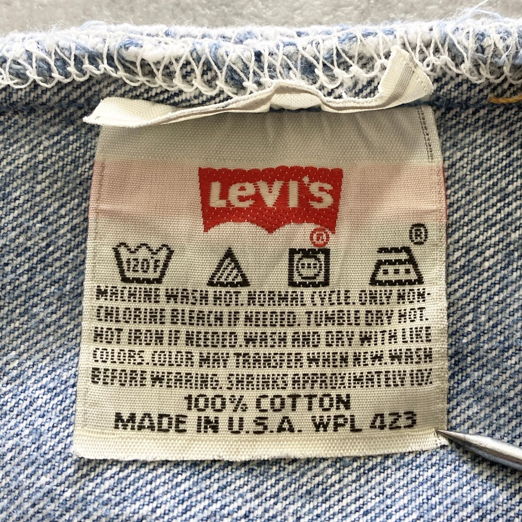W38 L34】90s US.Levis 501 リーバイス ボールドウィン工場(653