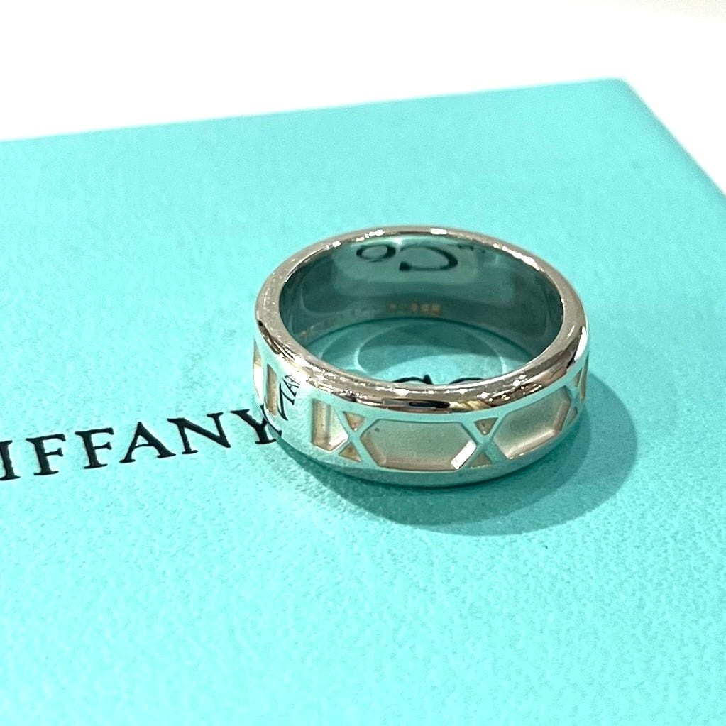 TIFFANY&CO】2331 永遠に。シルバー925 11号アトラスリング指輪