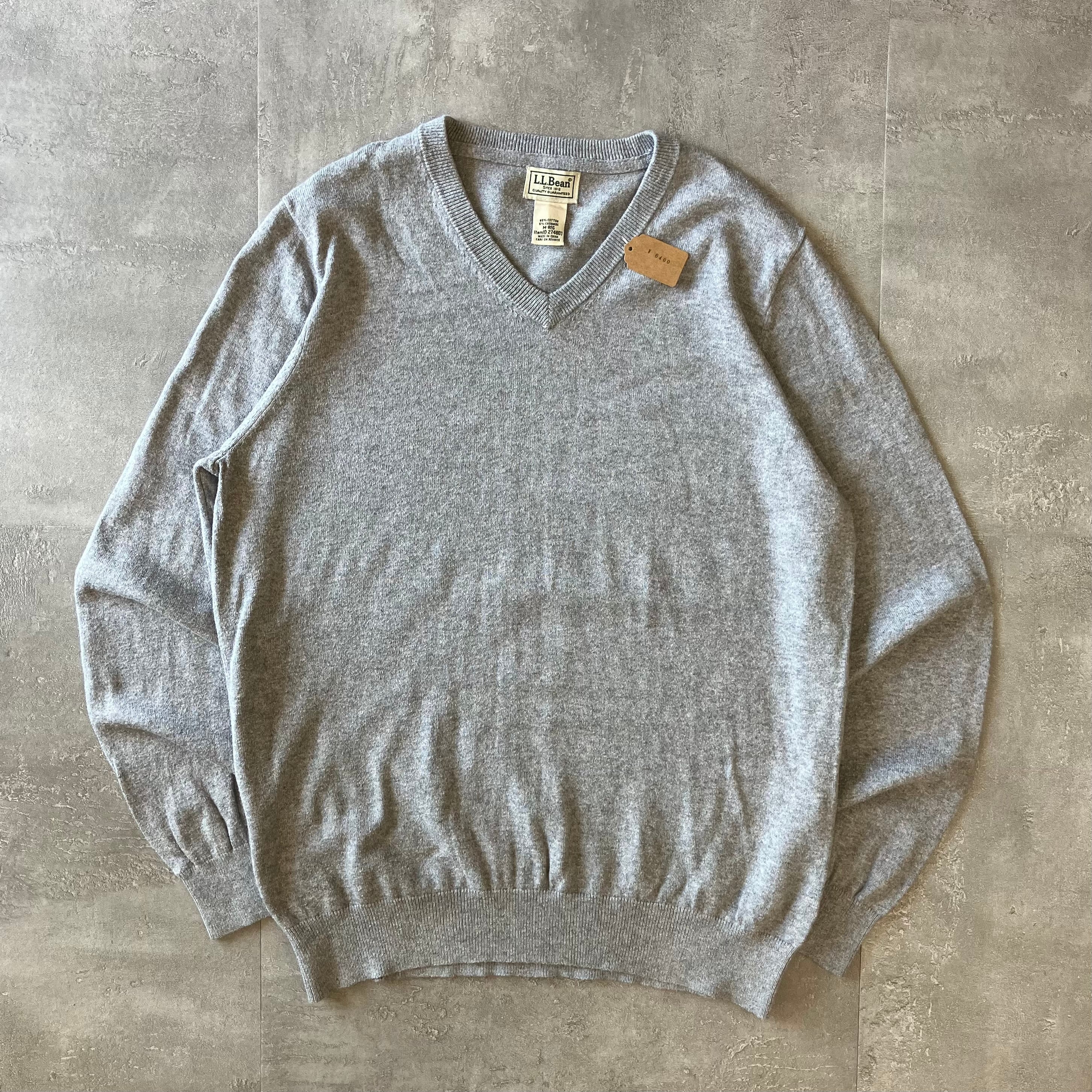 L.L.Bean コットンニット カシミヤ混 M No.1834