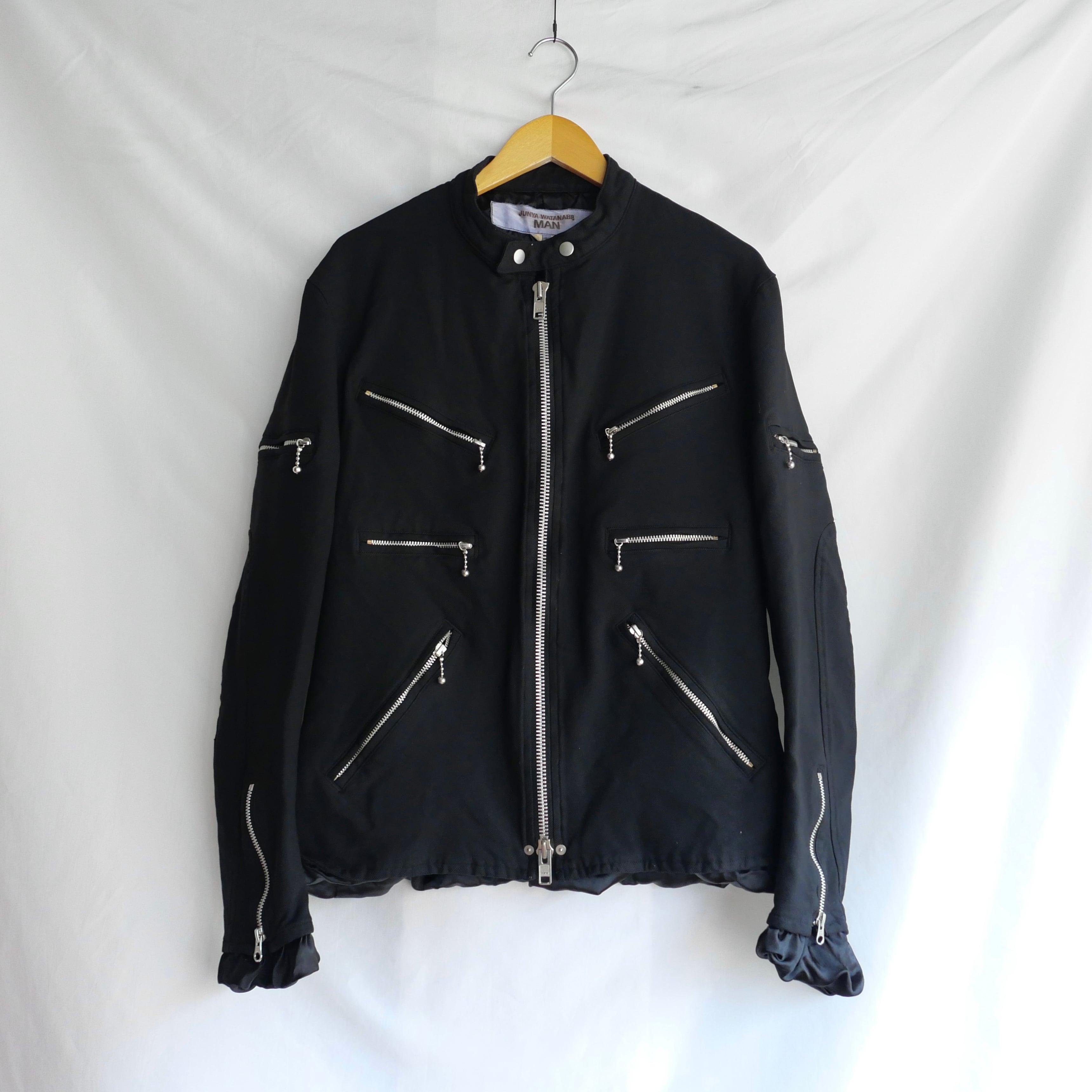 JUNYA WATANABE MAN 23AW ESTER GARMENT DYED ZIP RIDERS JACKET