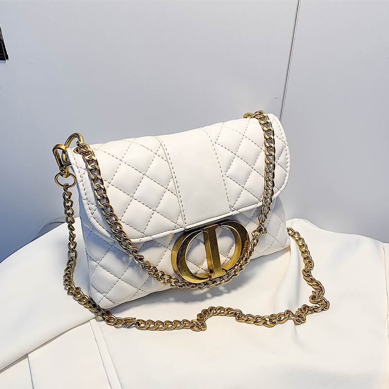 バッグ2020新しいトレンディなワイルドダイヤモンドチェーンショルダーメッセンジャーバッグテクスチャファッション小さな正方形のバッグ Tiancai_Wing_Bag5929111