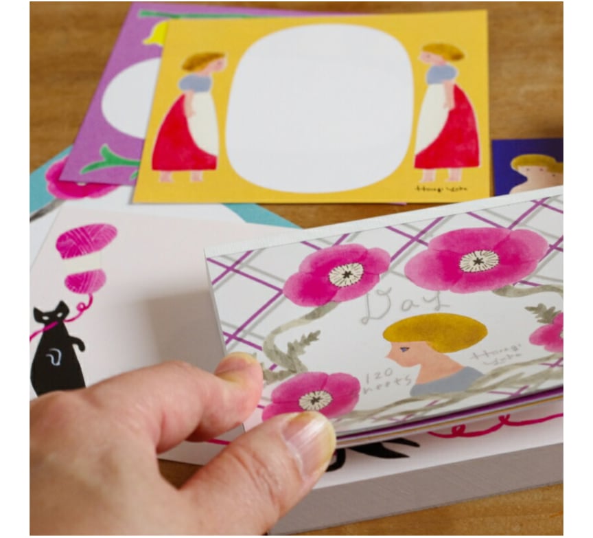 日本製 【cozyca products】柊 有花 ブロックメモ Night &Day ※メール