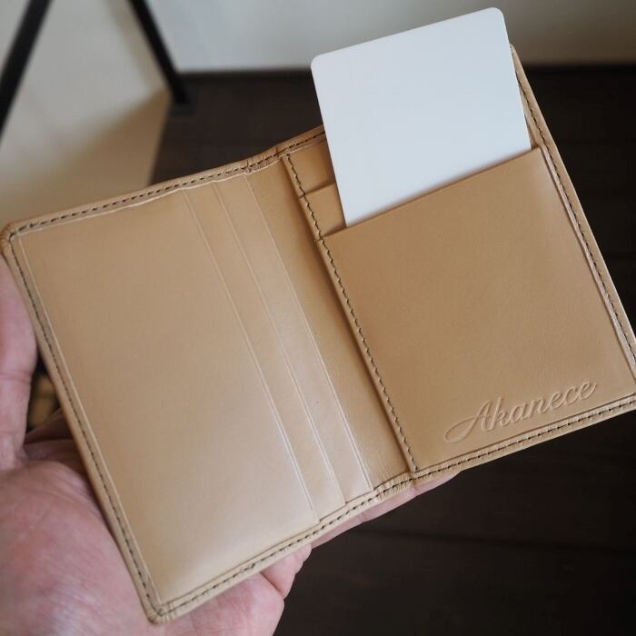 本革カードケース〈Leather Card case〉 | Atelier CuRelie by Akanece