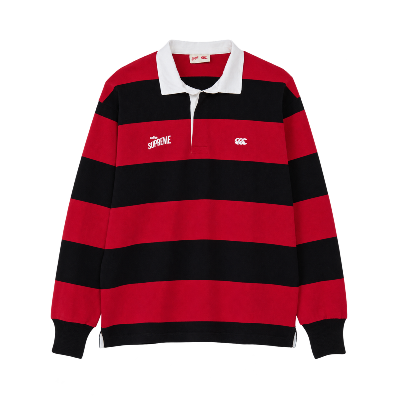 canterbury x Coffee Supreme Rugby Jersey ボーダー