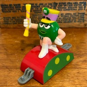 M&M's クリスマス・トレイン・トッパー サーカストレイン 列車 機関車 グリーン ミールトイ  エムアンドエムズ MU-296