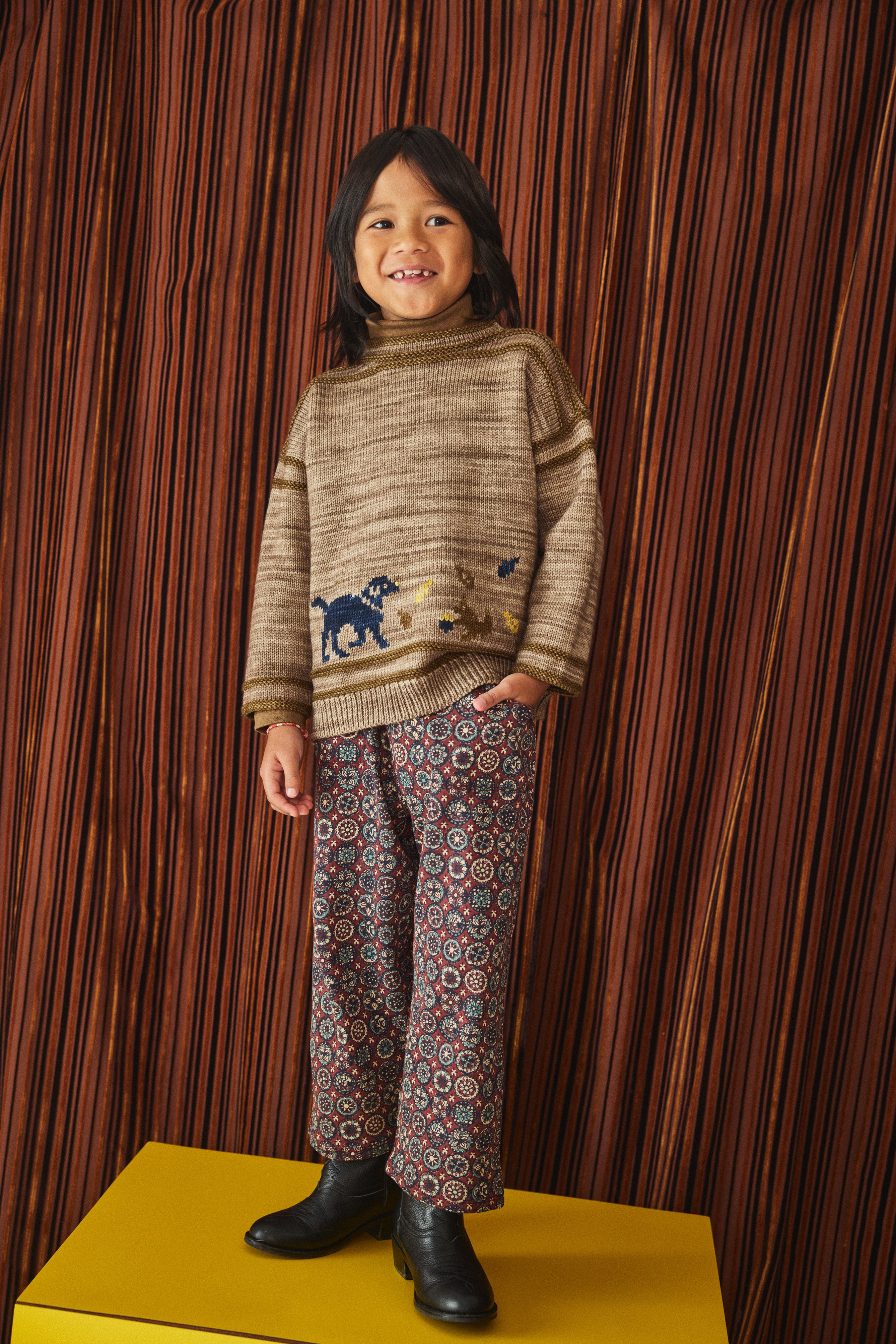 Misha&Puff 25AW Winter 〉 Camp Pant / Madder Root Folk Tile | 世界
