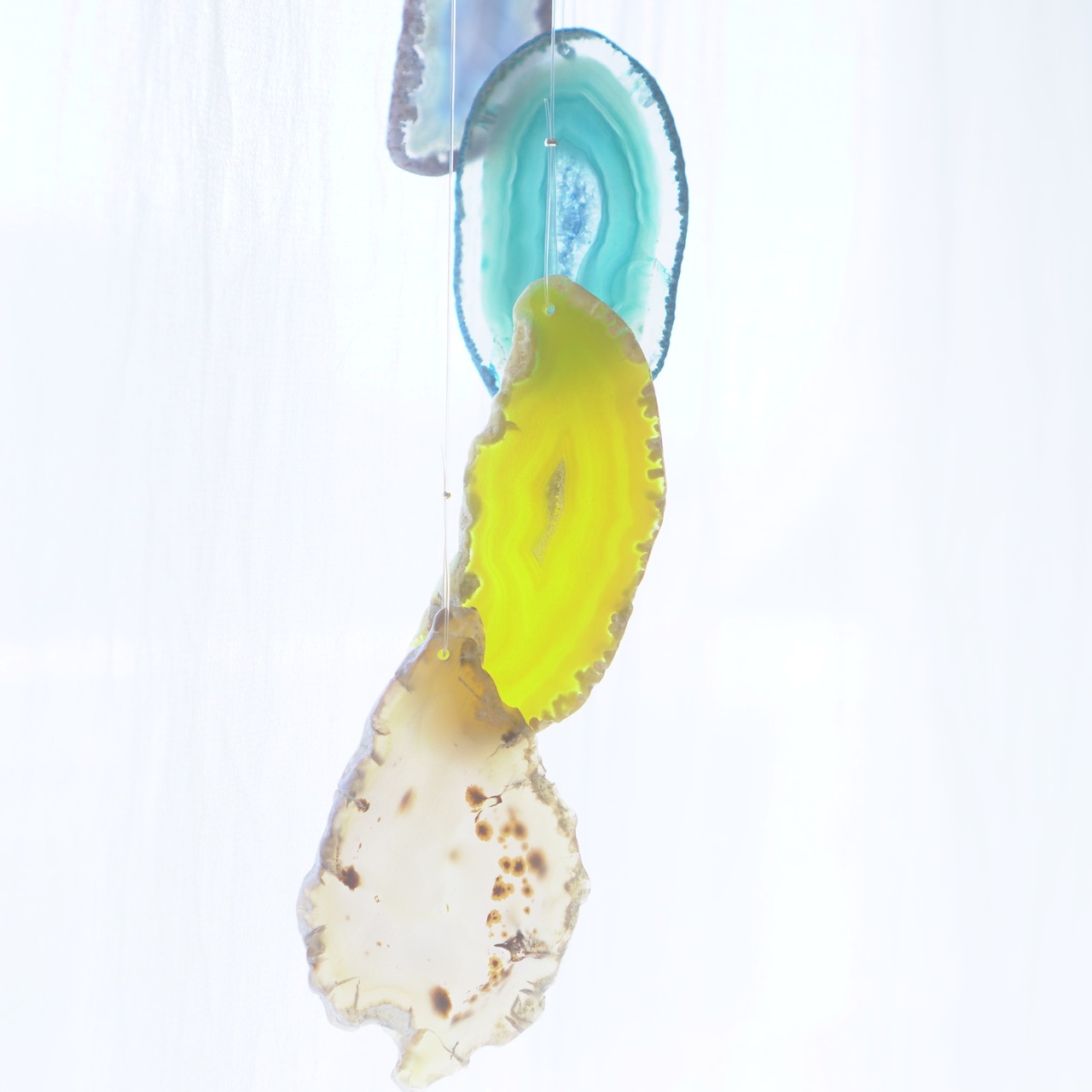 Mermaid Beach 03 - アゲートヒーリングチャイム / Agate Sun Catcher Wind Chime 137