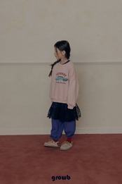 韓国子供服 / growb / ボタン ジョガーパンツ / 秋服 *XS~JM*