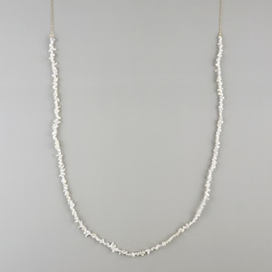 Akoya keshi pearl necklace　<white>