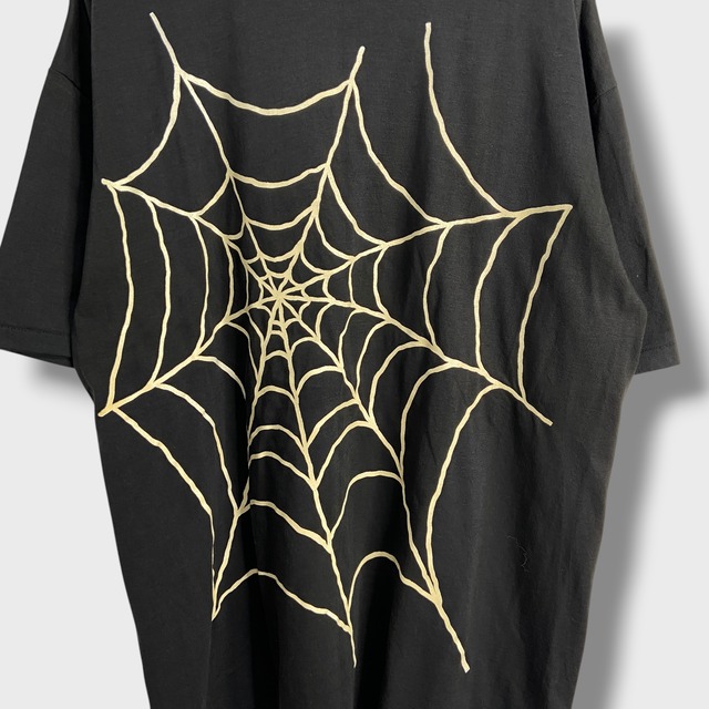 80s スパイダーウェブ ビンテージTシャツ USA製 XL ミントコンディション