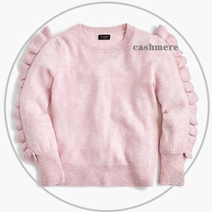 【ジェイクルー】女の子用カシミアポップオーバーセーター