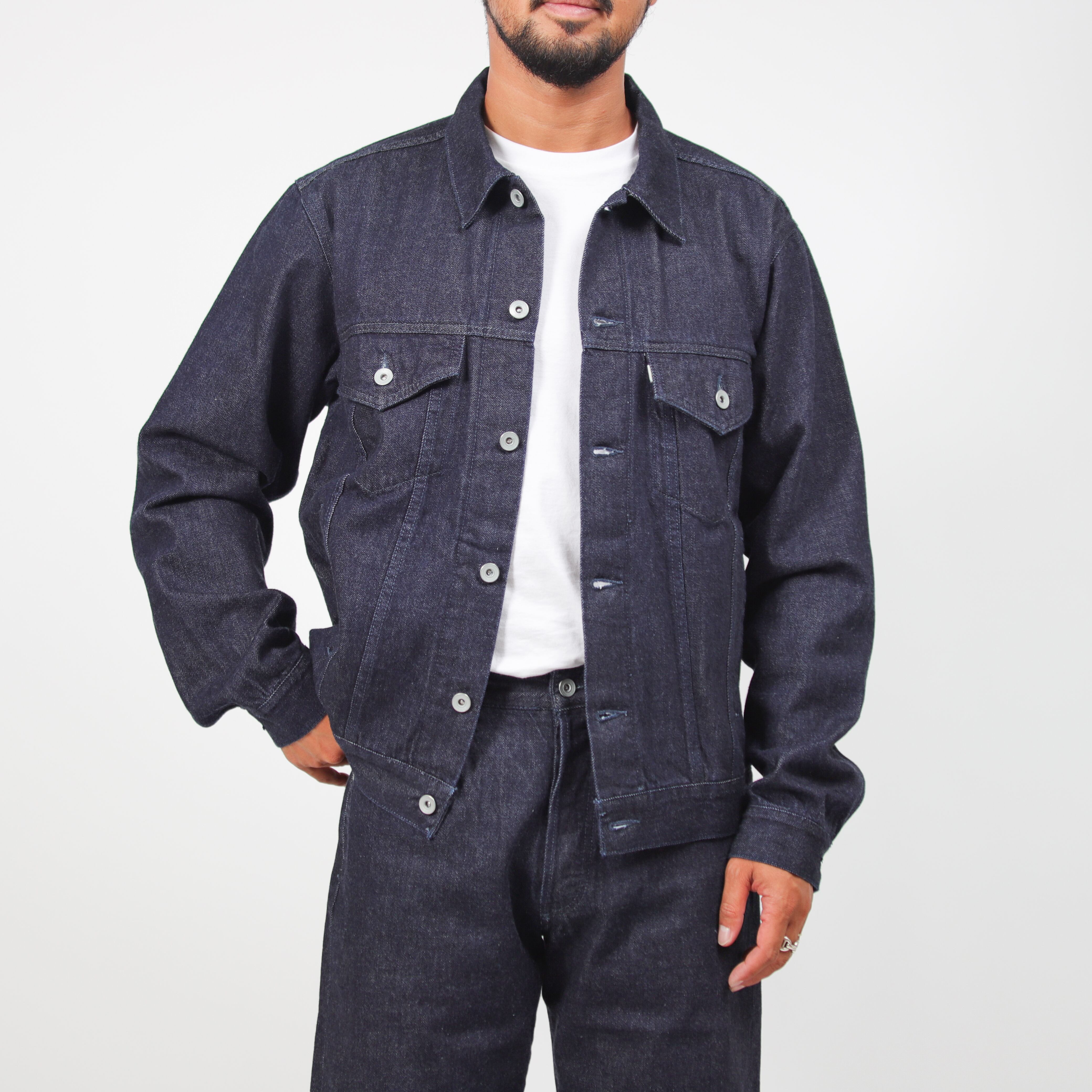 Japan Indigo Washed Denim Jacket | OVY