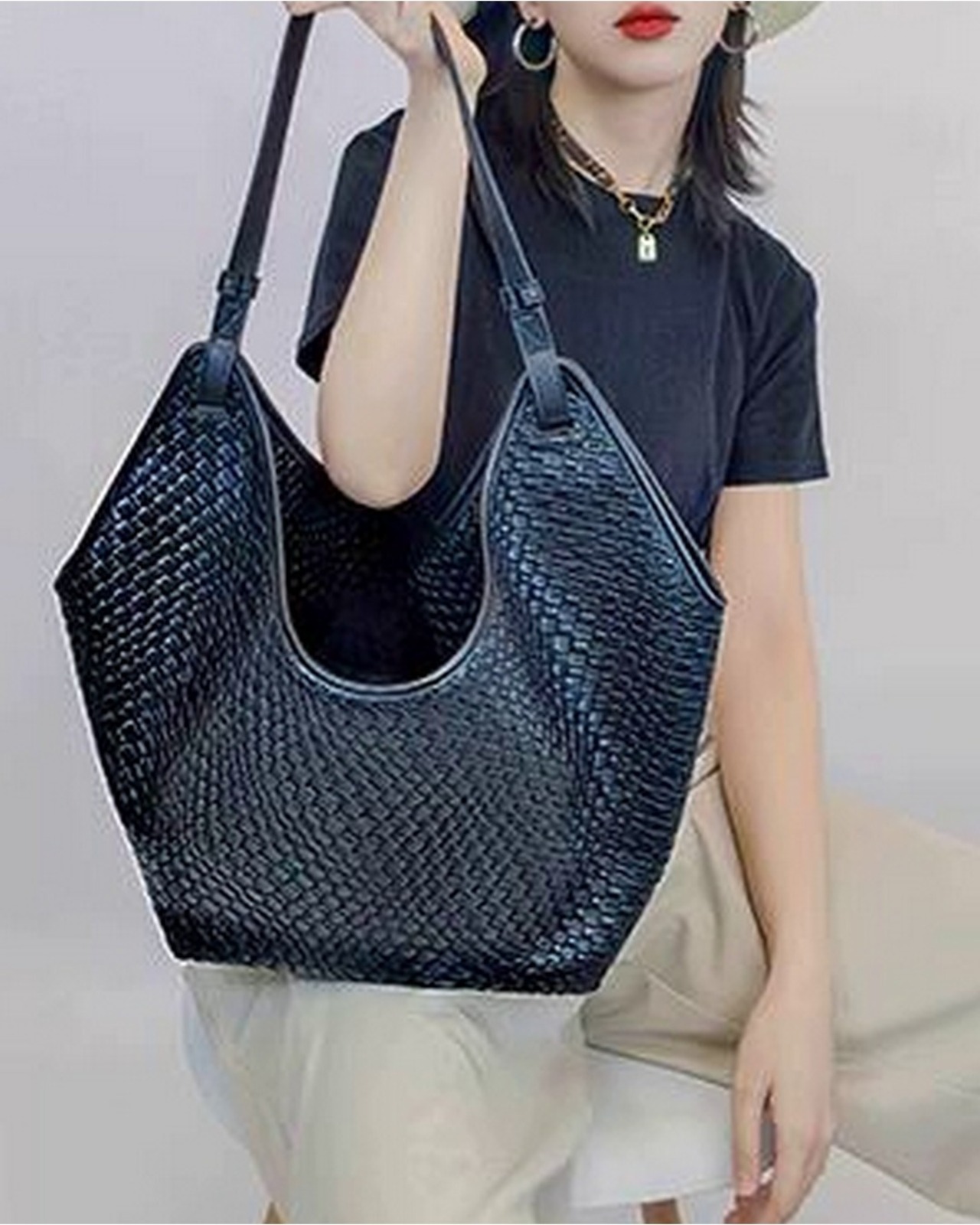 イントレチャートワンショルダーバッグ 2color A0387 - 3