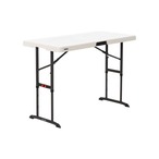 コストコ再販商品 LIFETIME 122cm 折り畳みテーブル (高さ調節可能)