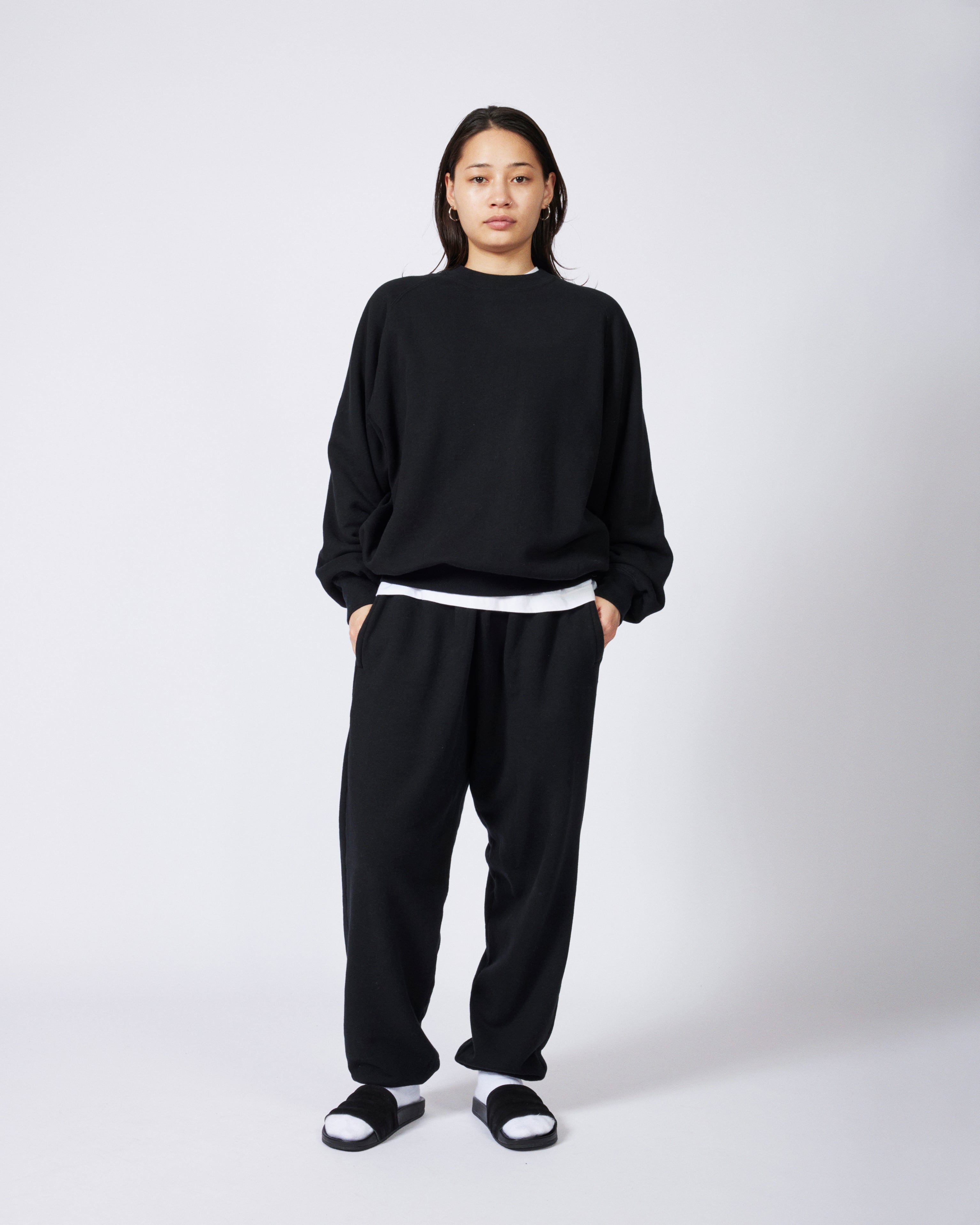 everyone classic sweat pants (BLACK) | everyone