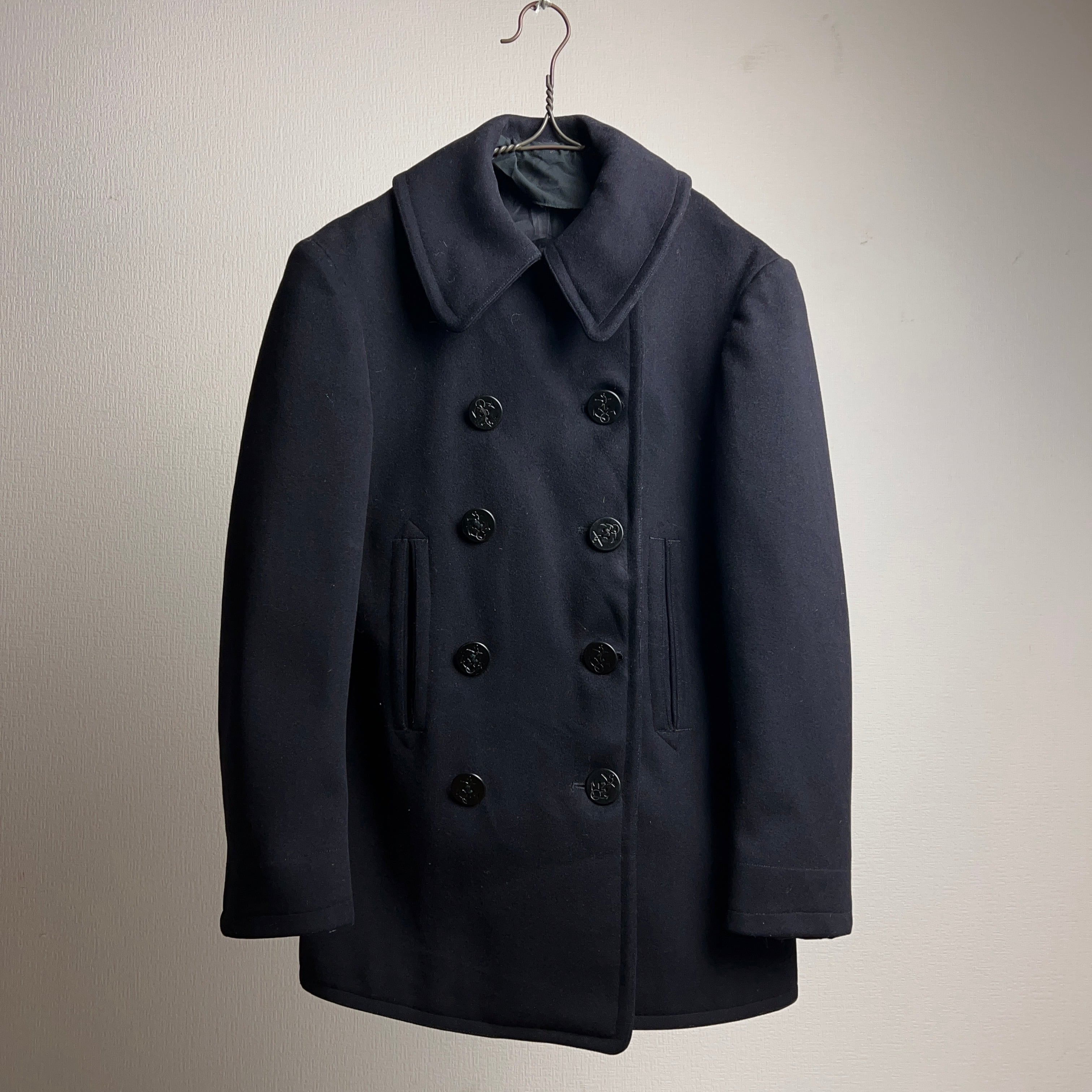 1940's U.S.NAVY 10 BUTTONS PEA COAT【0110A43】【送料無料 ...