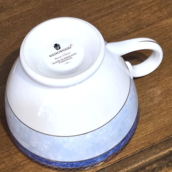 ウエッジウッド カップ＆ソーサー 2客セット バレンシア ブルー