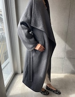 【25aw】Wool 100% Shawl-collar Long Coat_3colors