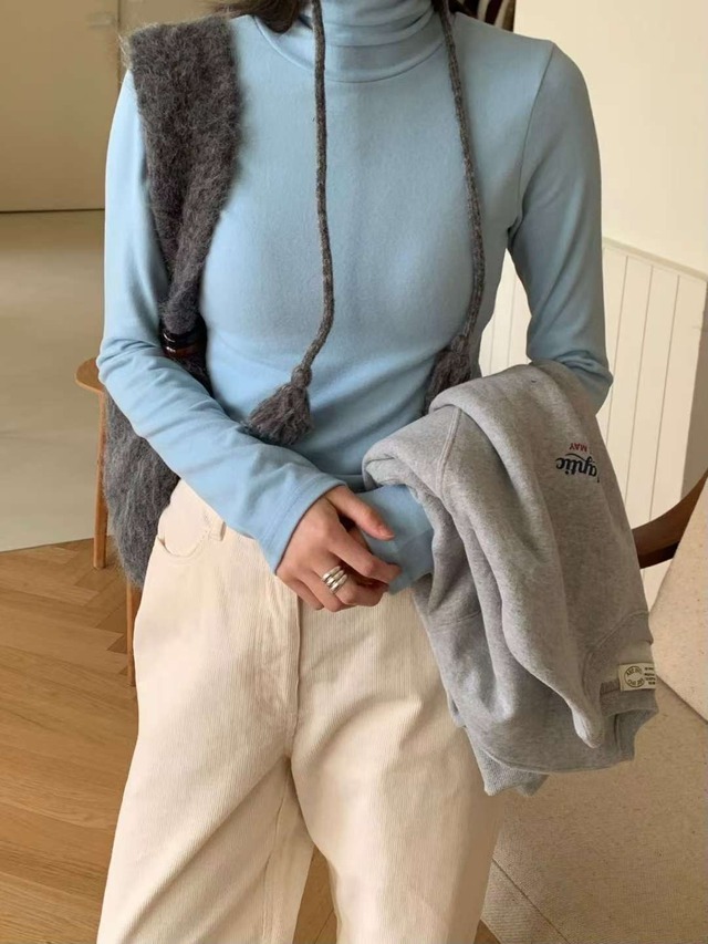 (予約) AREING / Oatmeal pola tee 5color