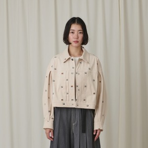 【 USU GALLERY】コール天刺繍JK(ジャケット)