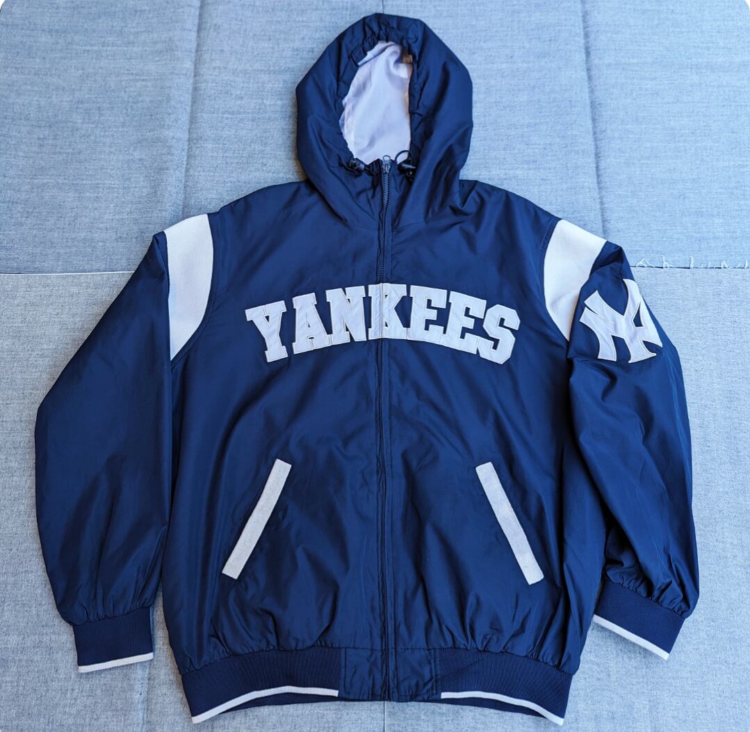 mlb new york yankees logo nylon jaket 小岩店