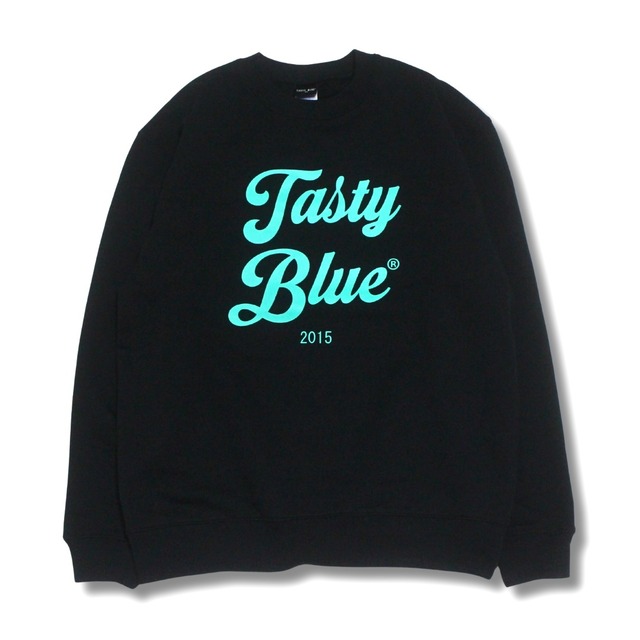 CURSIVE LOGO SWEAT（ブラック×ミントグリーン）