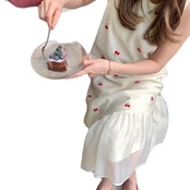 さくらんぼフレアワンピース