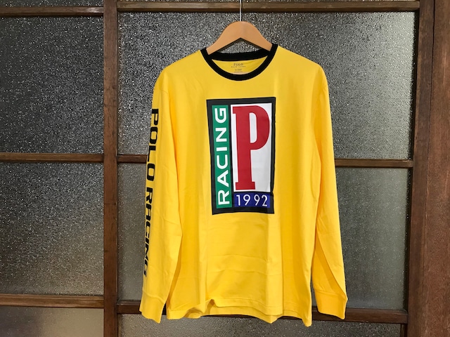 POLO RALPH LAUREN POLO RACING 92 L/S TEE (YELLOW)