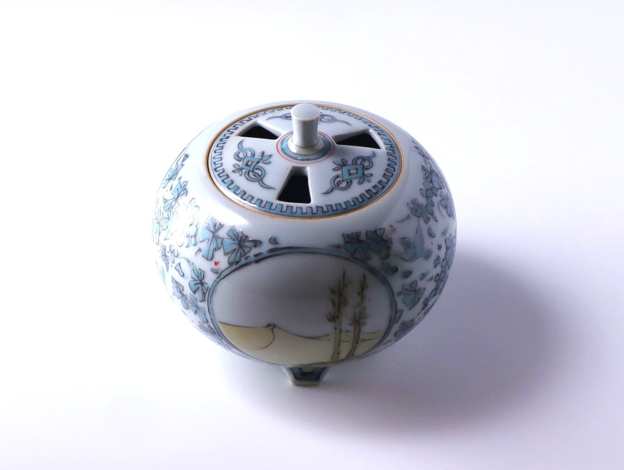 宮崎祐輔 香炉 風景シルクロード | 有田焼の白峰堂