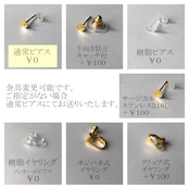 【各色1点】立命館守山高校コラボ【信楽焼】小花日和 陶器 ピアス イヤリング 伝統工芸 スタッド 小さめ