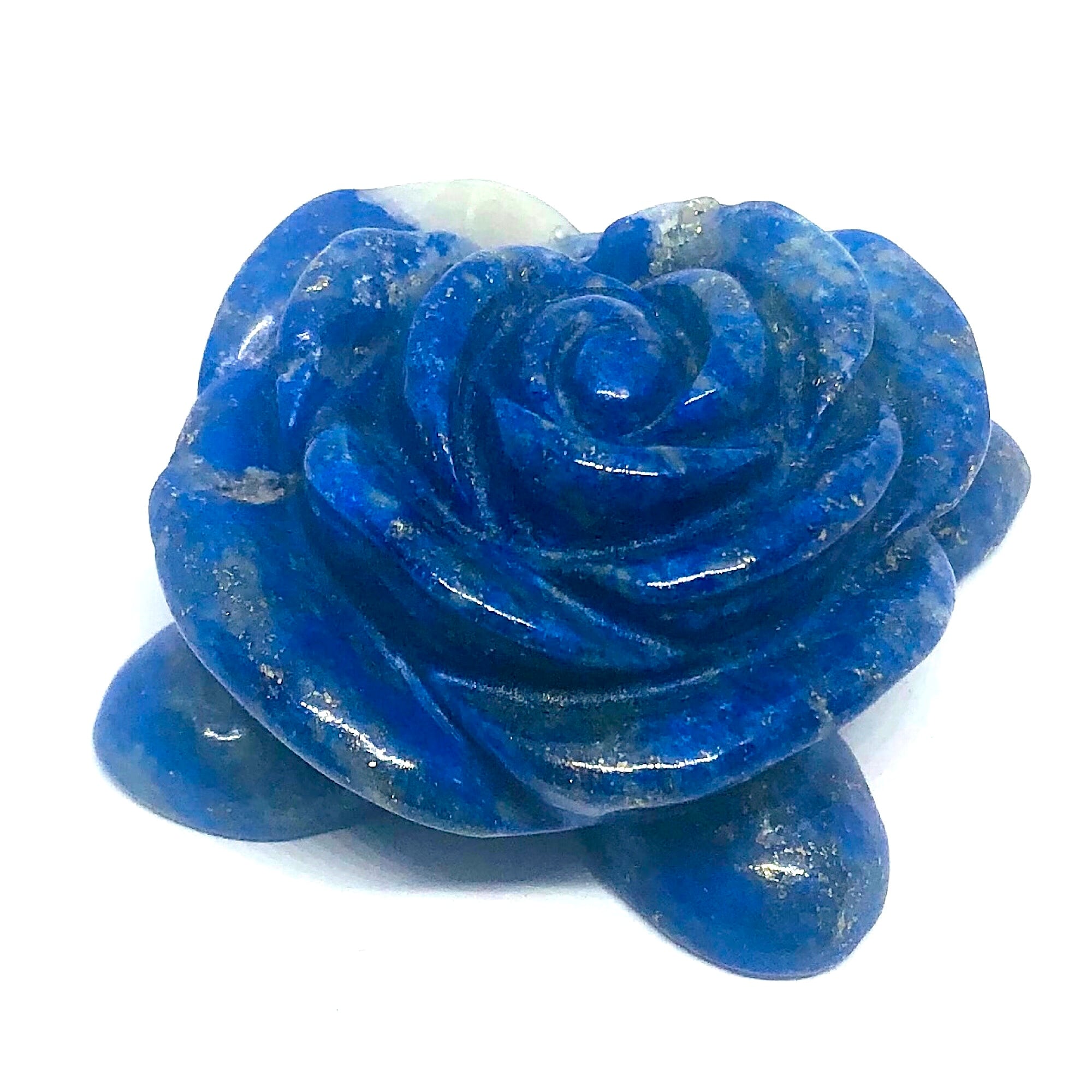 インゴットタイプ・薔薇のオルゴナイト【ブルー】 オルゴナイト 青い