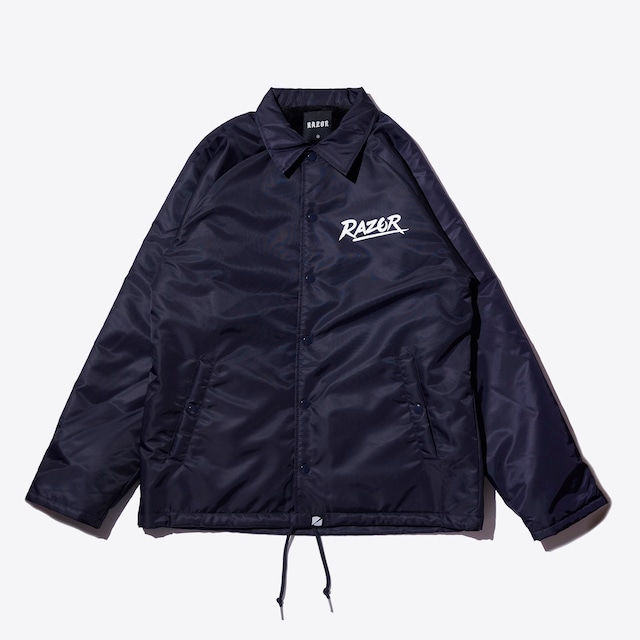 RAZOR SLASH LOGO COACH JACKET BLACK | RAZOR ONLINE STORE 