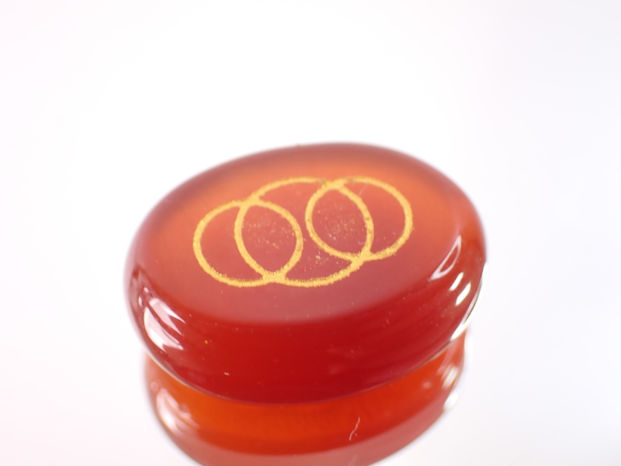 【定期便利用者様限定】ルーン文字入り　カーネリアン　 [D1-63]