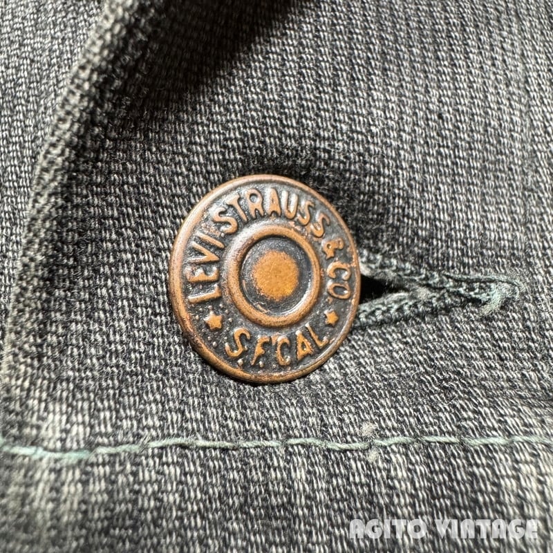 SPECIAL!! 60's~ LEVI'S SLIM FIT JACKETS ブラックピケ SPECIAL!! 60's~ LEVI'S SLIM FIT JACKETS ブラックピケ