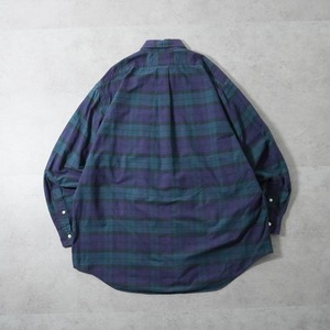 90s Ralph Lauren black watch shirt "The Big Oxford" [L] 古着