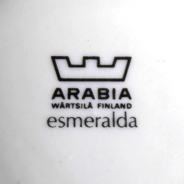 ARABIA アラビア Esmeralda エスメラルダ カップ＆ソーサー 北欧ヴィンテージ