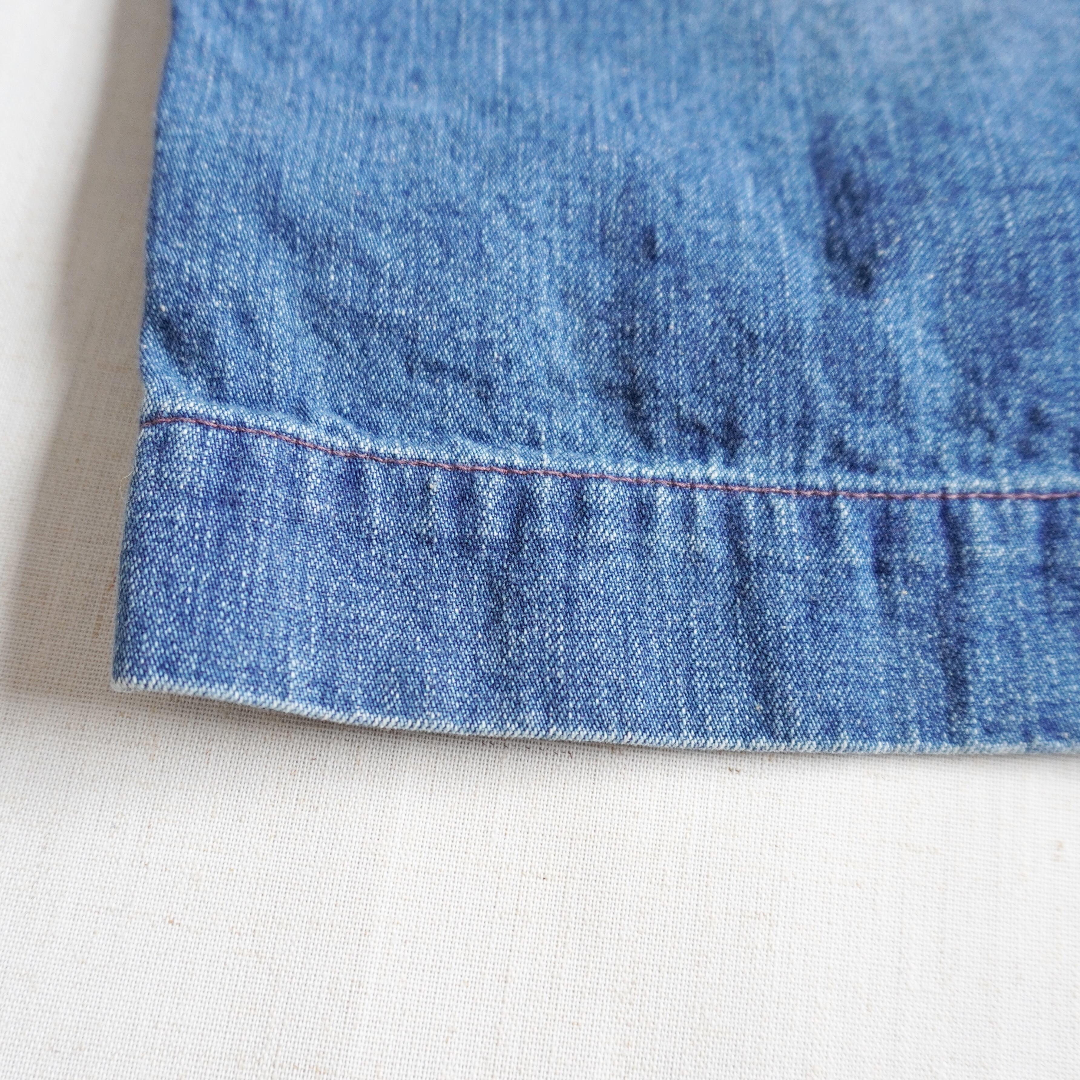 H.UNIT-エイチユニット-Denim work trousers（Used wash)H-PT083