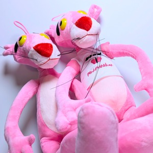 【The Pink Panther / ピンクパンサー】単品 ぬいぐるみ / プラッシュ plush toy　〚アメリカン雑貨 アメトイ〛