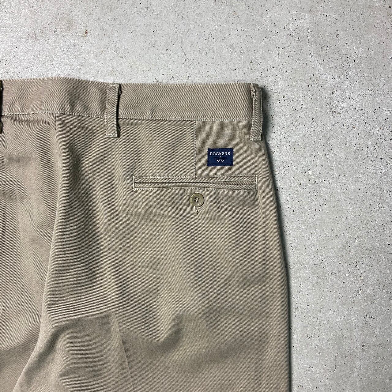 DOCKERS ドッカーズ 2タック チノパンツ メンズW34 古着 VINTAGE
