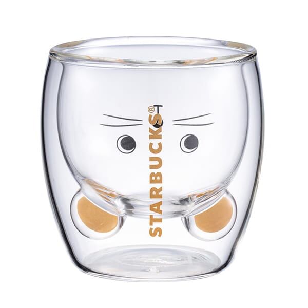 送料無料☆台湾Starbucks☆ネズミ ダブルウォールグラス 台湾