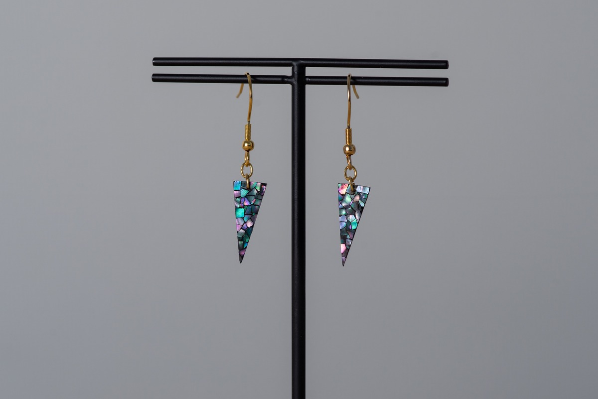 kihak』Inverted triangle 逆三角 ピアス・イヤリング | MUTSUMI 