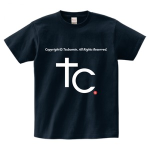 TSUBOMIN / COPYRIGHT T-SHIRT NAVY