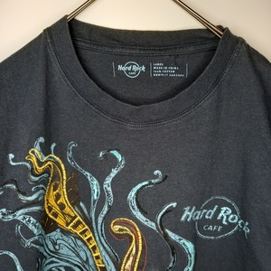 90s　HARD ROCK CAFE　半袖　プリントTシャツ　バンドT　L