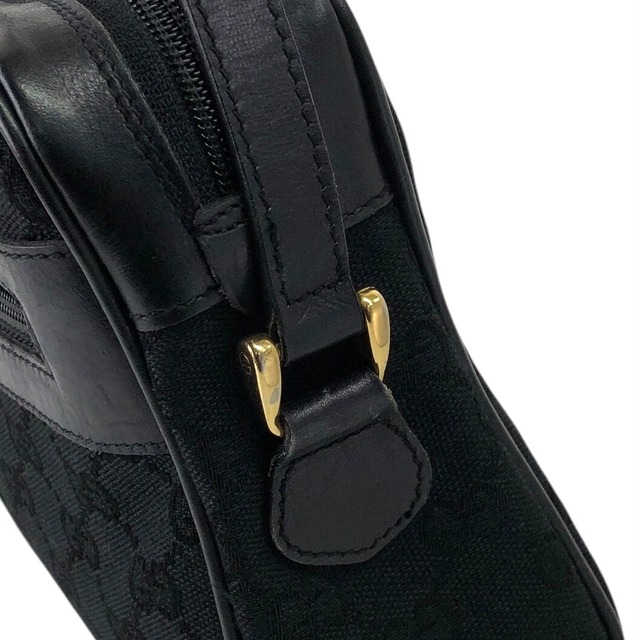 GUCCI グッチ シェリーライン ショルダーバッグ ブラック キャンバス vintage ヴィンテージ オールド mgkut7