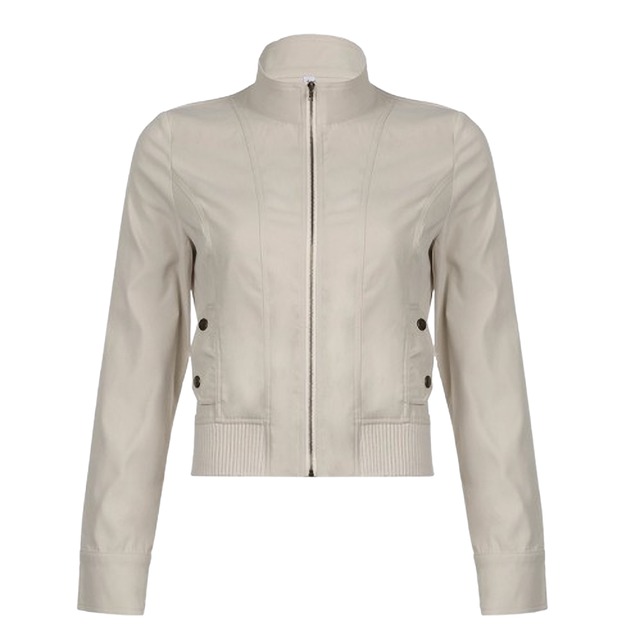 Stand collar blouson 1415