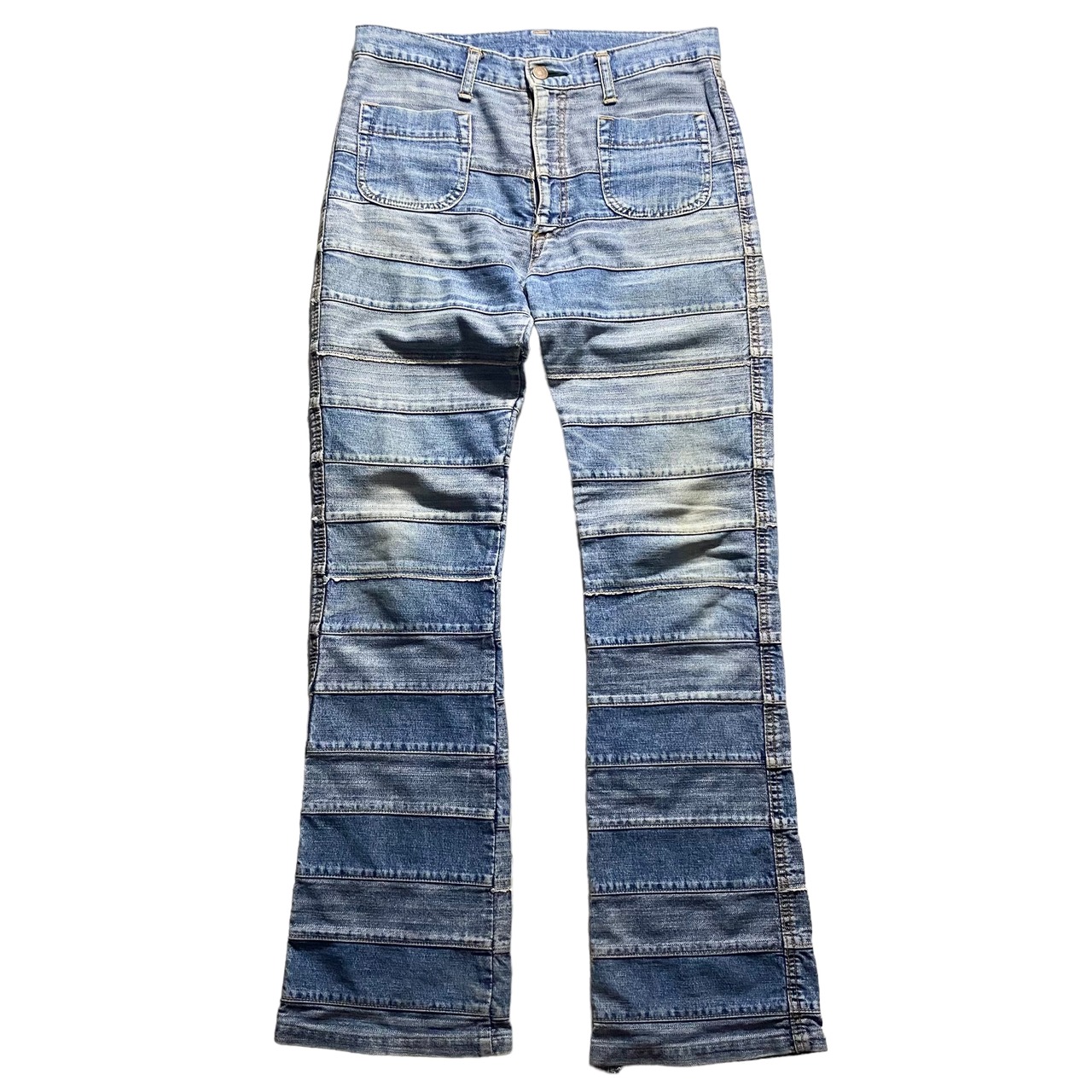 vintage HYSTERIC GLAMOUR patchwork denim pants “kinky jeans”